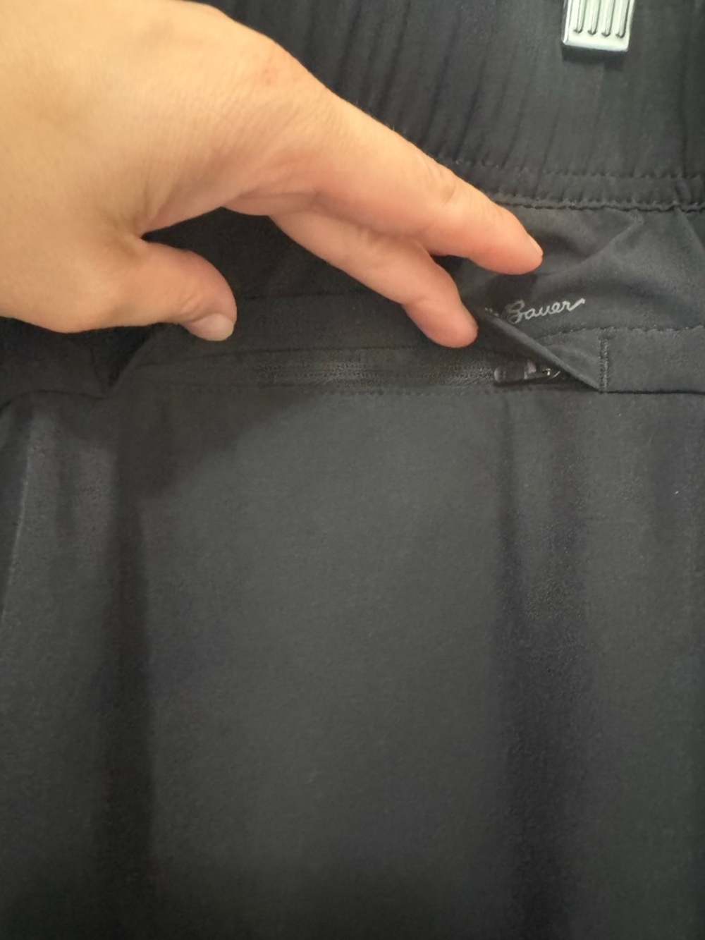 Eddie Bauer Black Straight-Leg Pull-On Pants - Picture 11 of 13